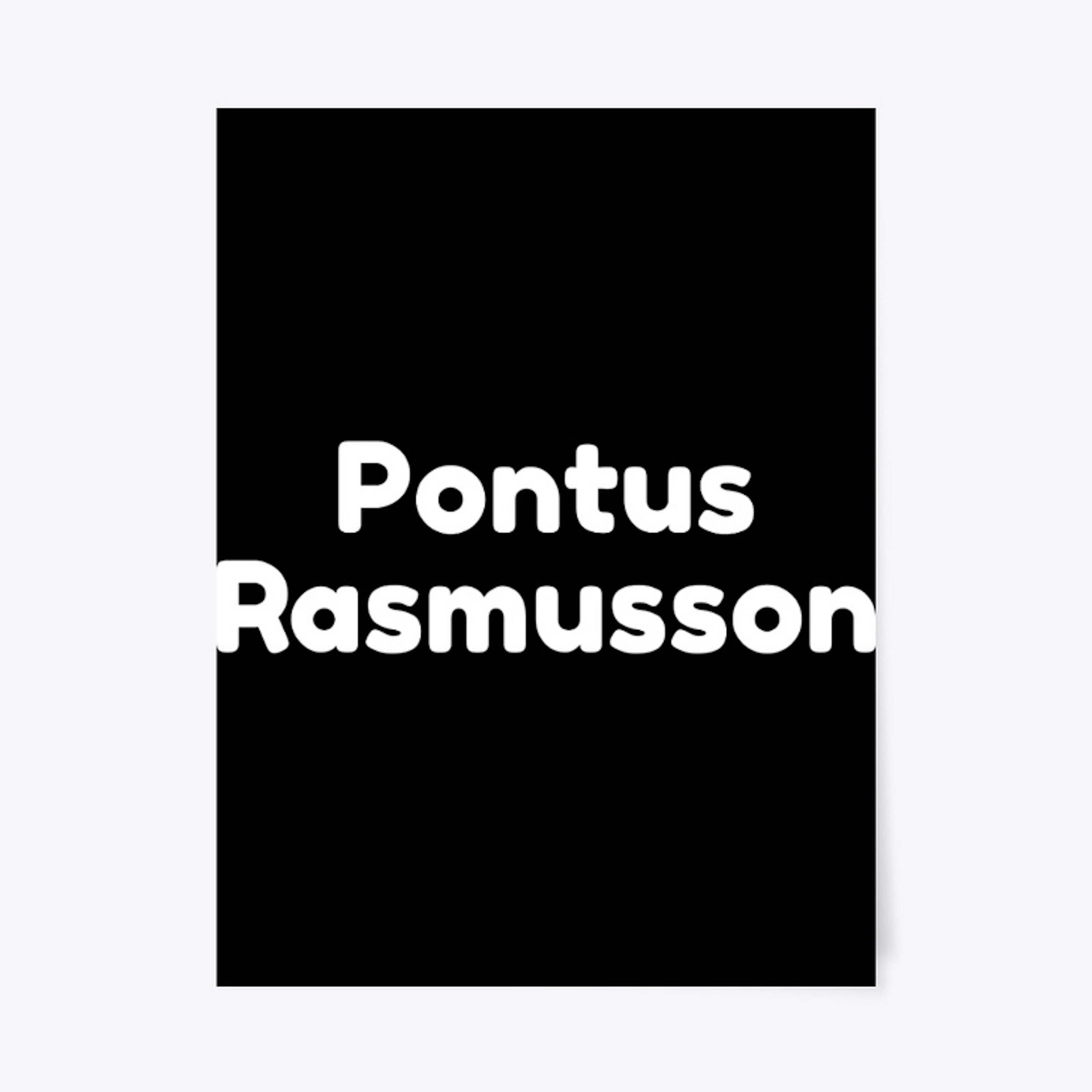 Pontus Rasmusson Merch Logo
